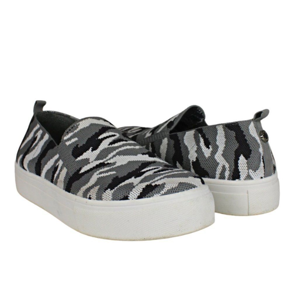Steve Madden Camo Sneakers Gray Maygee Shoes Platform Camouflage Women’s Size 9 - Picture 4 of 8